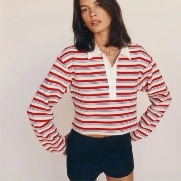Reformation Tops - Reformation Rugby Crop